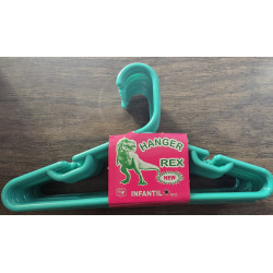 Gancho Infantil Pástico Hanger Rex